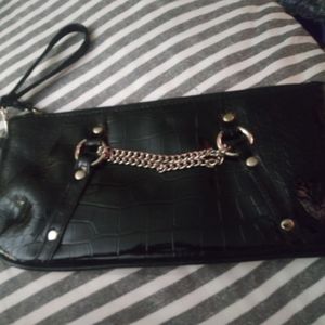 Black clutch/wristlet
